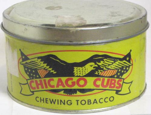 VINTAGE CHICAGO CUBS CHEWING TOBACCO TIN