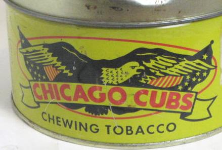 VINTAGE CHICAGO CUBS CHEWING TOBACCO TIN