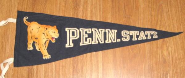 50's PENN STATE PENNANT