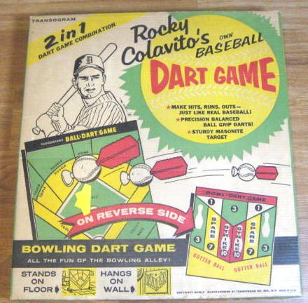 60's ROCKY COLAVITO's BASEBALL DART GAME