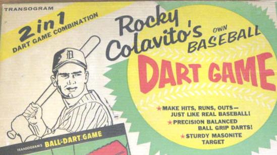 60's ROCKY COLAVITO's BASEBALL DART GAME