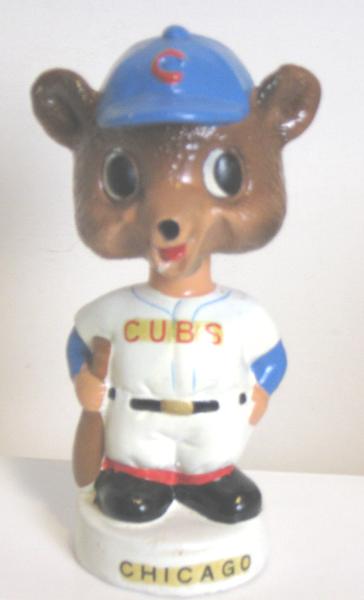 60's CHICAGO CUBS mini BOBBING HEAD