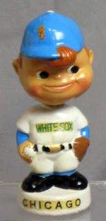 60's CHICAGO WHITE SOX mini BOBBING HEAD
