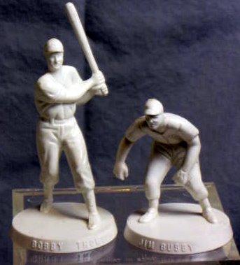 1955 BOBBY THOMSON & JIM BUSBY ROBERT GOULD STATUES