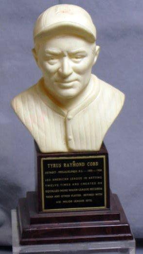1963 TY COBB HALL OF FAME BUST
