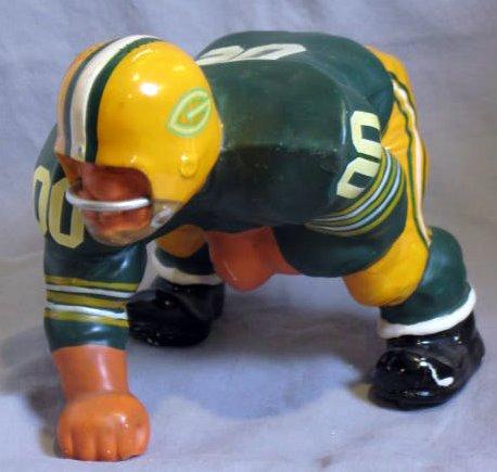 60's GREEN BAY PACKERS LARGE DOWN-LINEMAN KAIL STATUE