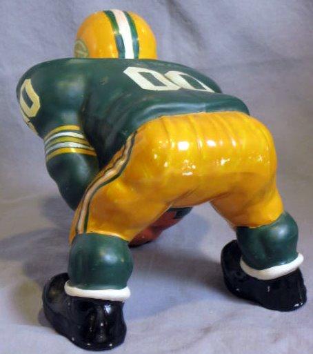 60's GREEN BAY PACKERS LARGE DOWN-LINEMAN KAIL STATUE