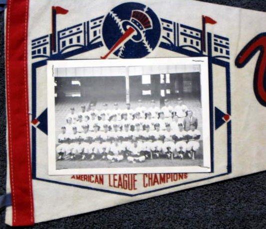 60's NEW YORK YANKEES A.L. CHAMPIONS PHOTO PENNANT