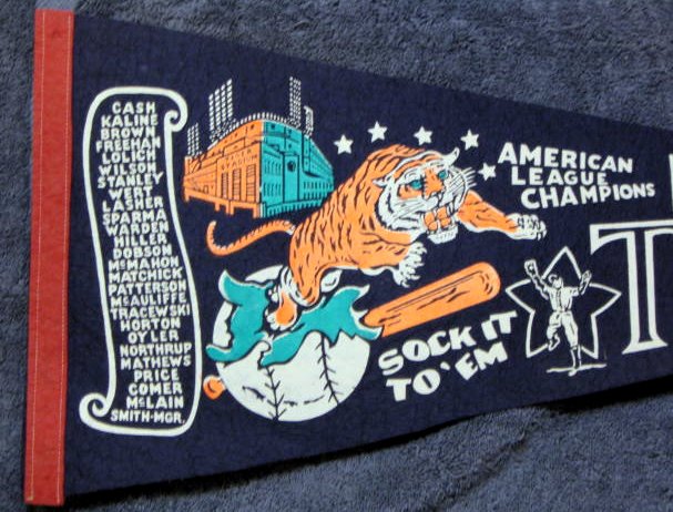 1968 Detroit Tigers World Series Banner