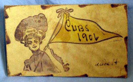1906 CHICAGO CUBS POST CARD
