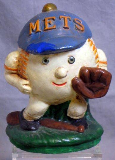 VINTAGE NEW YORK METS MASCOT STATUE