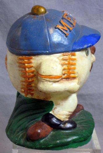 VINTAGE NEW YORK METS MASCOT STATUE