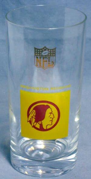 VINTAGE WASHINGTON REDSKINS MUG & GLASS