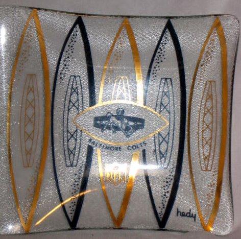 60's BALTIMORE COLTS HEDY CANDY DISH