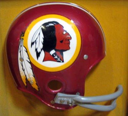 VINTAGE WASHINGTON REDSKINS RIDDELL HELMET PLAQUE