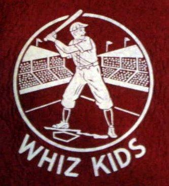 50's PHILADELPHIA PHILLIES WHIZ KIDS PENNANT