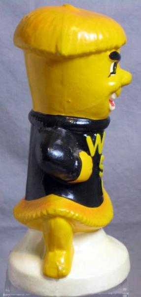 VINTAGE WITCHITA STATE SHOCKERS MASCOT BANK