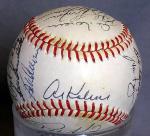OLD-TIMERS SIGNED BASEBALL