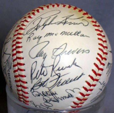 OLD-TIMERS SIGNED BASEBALL