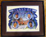 HALL OF FAME CLASS OF 1999 SIGNED & FRAMED POSTER