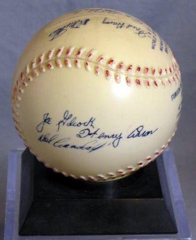 1957 MILWAUKEE BRAVES BALL BANK & MUG