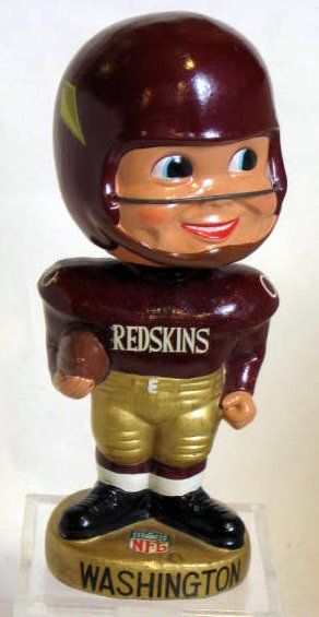 1965 WASHINGTON REDSKINS BOBBING HEAD