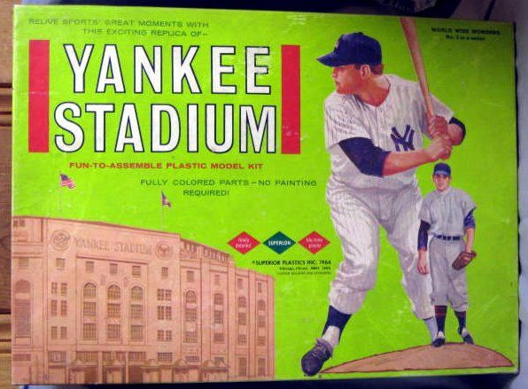 1964 YANKEE STADIUM MODEL KIT w/BOX