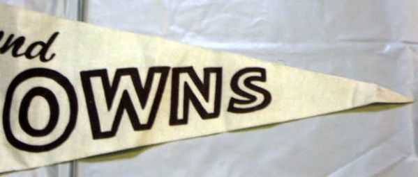 1965 CLEVELAND BROWNS PHOTO PENNANT