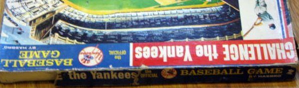 1964 CHALLENGE THE YANKEES BOARD GAME