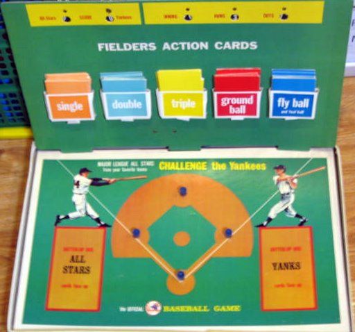 1964 CHALLENGE THE YANKEES BOARD GAME