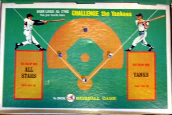 1964 CHALLENGE THE YANKEES BOARD GAME