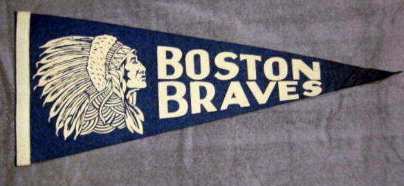 40's/50's BOSTON BRAVES PENNANT