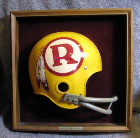 Lot Detail - 1970/71 WASHINGTON REDSKINS RIDDELL HELMET PLAQUE