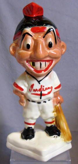 Sold at Auction: CLEVELAND INDIANS STANFORD POTTERY CHIEF FIGURE