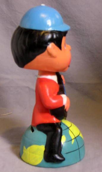 60's BOBBY THE MUSICIAN BOBBING HEAD w/BOX- BEATLES KNOCK-OFF