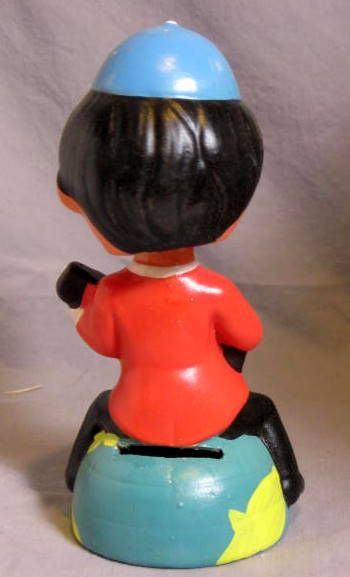 60's BOBBY THE MUSICIAN BOBBING HEAD w/BOX- BEATLES KNOCK-OFF