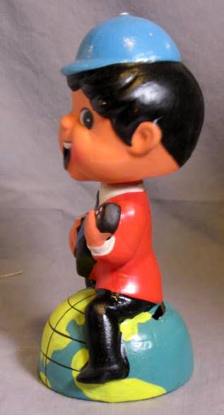 60's BOBBY THE MUSICIAN BOBBING HEAD w/BOX- BEATLES KNOCK-OFF