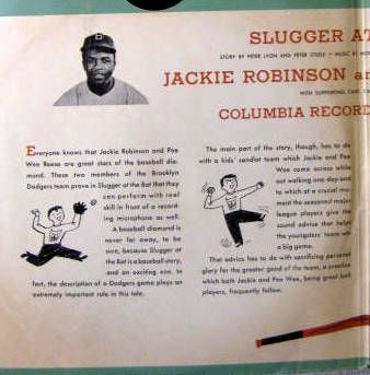1949 SLUGGER AT THE BAT RECORD w/ROBINSON & REESE