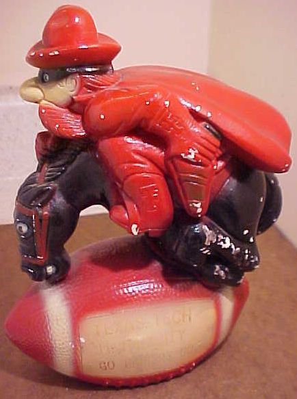 1960'S TEXAS TECH RED RAIDER MASCOT STATUE. 