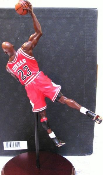 MICHAEL JORDAN 1990-91 NBA CHAMPIONSHIP BASKETBALL STATUE UPPER DECK