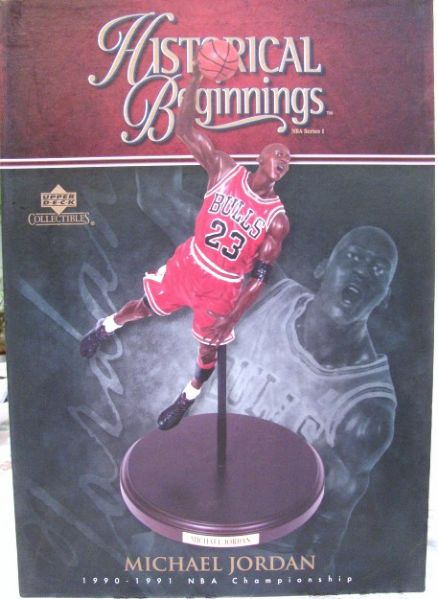 MICHAEL JORDAN 1990-91 NBA CHAMPIONSHIP BASKETBALL STATUE UPPER DECK