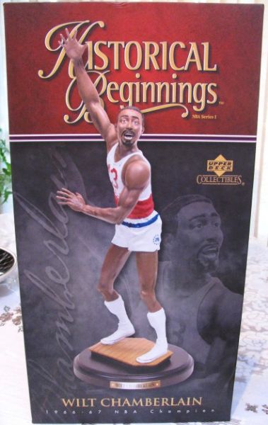 WILT CHAMBERLAIN 1966-67 NBA CHAMPIONS BASKETBALL STATUE UPPER DECK