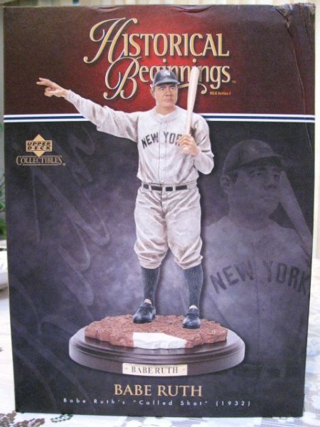 BABE RUTH CALLED SHOT BASEBALL STATUE UPPER DECK