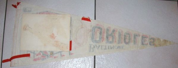 1969 BALTIMORE ORIOLES PICTURE  BASEBALL PENNANT