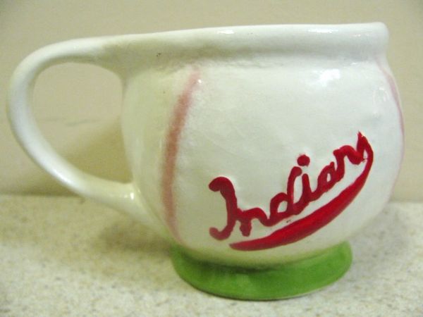 50's CLEVELAND INDIANS GIBBS-CONNER MASCOT MUG