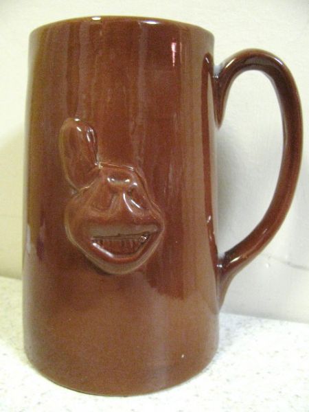 50'S CLEVELAND INDIANS GIBBS-CONNER LARGE MUG