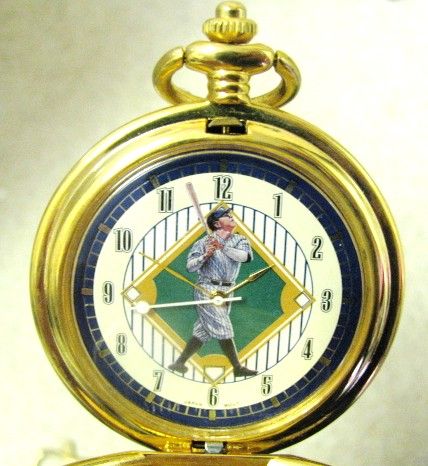 BABE RUTH FRANKLIN MINT POCKET WATCH