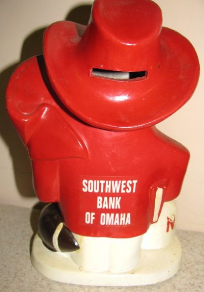 60'S NEBRASKA CORNHUSKERS FOOTBALL BANK