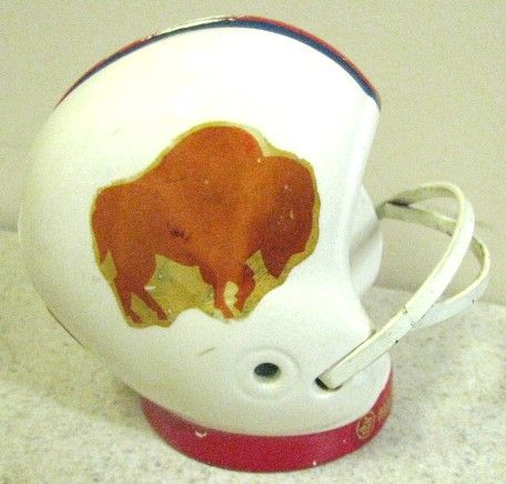 60'S BUFFALO BILLS METAL FOOTBALL HELMET 