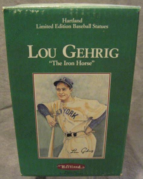 1990 LOU GEHRIG HARTLAND STATUE w/BOX